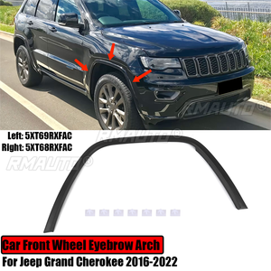 Para Jeep Grand Cherokee 2016-2022, molduras de guardabarros delanteros (izquierda y derecha) 5XT69RXFAC 5XT68RXFAC - Product Image 1