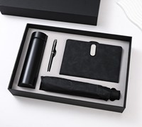 Set de Regalo Empresarial de Lujo 3 en 1 con Termo Digital Inteligente, Cuaderno y Bolígrafo, con Logotipo Personalizado, para Eventos Corporativos