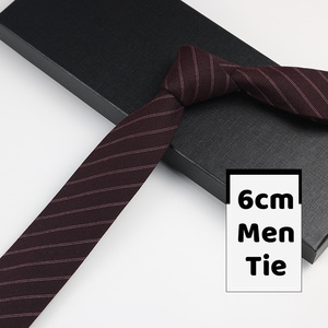 Nuevo estilo, <span class=keywords><strong>corbata</strong></span> de poliéster estrecha de 6cm, a rayas, a cuadros, Retro, clásico, de negocios, informal, <span class=keywords><strong>para</strong></span> hombre, <span class=keywords><strong>traje</strong></span>, <span class=keywords><strong>camisa</strong></span>, decoración, corbatas <span class=keywords><strong>para</strong></span> el cuello - Product Image 6