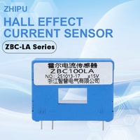 Sensor de Corriente de Efecto Hall Zhipu ZBC100LA, Montaje con Tornillo, 15V 5% 50mA, Respuesta Rápida, -40~+85
