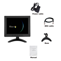 8 9.7 10.1 12 pouces lcd écran tactile moniteur de bureau portable moniteur ordinateur pc moniteur
