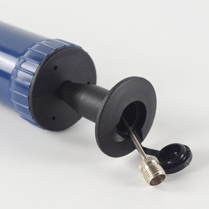 Pompe à air portable pour ballon de basket, ballon de football, bouée de natation avec aiguille et accessoires, matériau PP bleu, unisexe, de 8 à 13 ans - Product Image 1