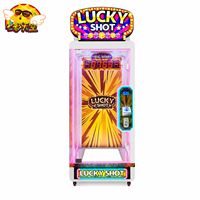 Machine de jeu vidéo pour un joueur avec cabinet en métal et acrylique et façade en verre pour centre commercial et centre de divertissement familial