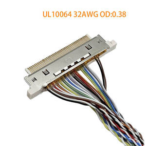 Cable LVDS blindado personalizado de par trenzado 88441 de 40 pines a FI-X30HL de 32 AWG para monitor LCD - Product Image 4