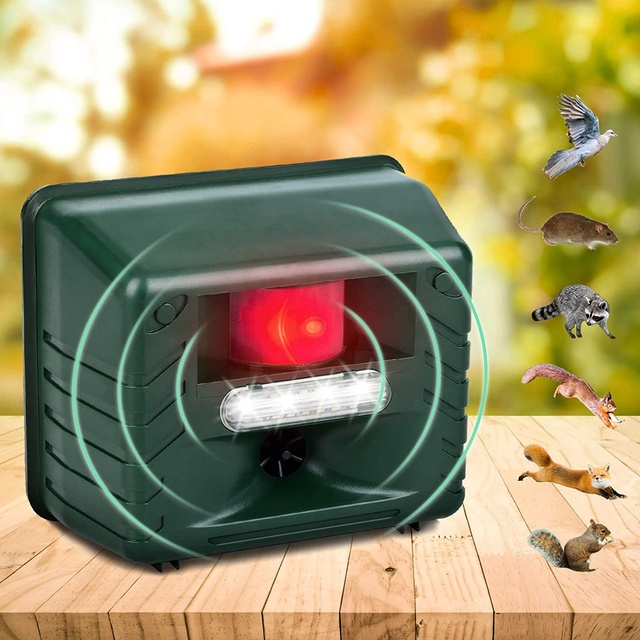 Chingyoo Wholesale Outdoor Electrical & Batteries Powered ABS Ultrasonic Animal Repeller Motion Sensor for Mouse Cat Control