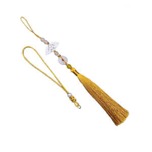Accessoire de téléphone de haute qualité, cordon à franges 7line avec perles et pendentif pour téléphone, clé, Egygold - Product Image 4