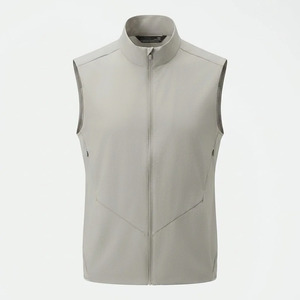 Gilet d'affaires léger et extensible pour homme, veste sans manches décontractée à col montant pour sports de plein air, gilet multifonctionnel - Product Image 1