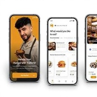 Aplicación Móvil para Entrega de Comida, Pida Comida en Línea, Seguimiento en Tiempo Real, Pagos Seguros, Listado de Restaurantes, Internet Rápido, Compatible con Mac