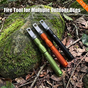 Kit de survie en plein air Baiyuheng, bâton de magnésium <span class=keywords><strong>pour</strong></span> allumer le feu, allume-feu en alliage, outil d'allumage <span class=keywords><strong>pour</strong></span> le camping en milieu sauvage - Product Image 1