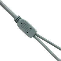 Câble de caméra personnalisé en usine, connecteur BNC, isolation PVC, conducteur en cuivre étamé 50 ohms, faisceau de câblage vidéo analogique CCTV 500 mm
