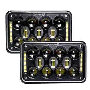 Faros Delanteros LED Cuadrados DRL 4x6 de Repuesto para Jeep Wrangler Cherokee 2020, Faros Delanteros LED para Camiones y Todos los Autos - Product Image 1
