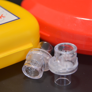 Máscara CPR Máscara de rescate CPR para adultos y niños Máscara CPR de resucitador de válvula única desmontable - Product Image 6