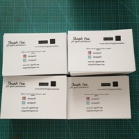 Impression personnalisée de logo numérique, carte de remerciement, carte postale, carte de mariage pour les petites entreprises