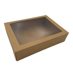 Custom Size <strong>Shining</strong> Cupcake Dessert Packaging Box Loaf Cookie Bakery Boxes With Clear Window 15-20 Days Acceptable Paperboard - Product Image 6