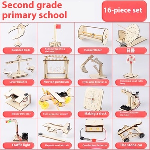 Handmade DIY Khoa Học Kỹ thuật Đồ chơi thiết lập cho học sinh tiểu học Kids 'sáng tạo Phát Minh Vật liệu âm nhạc vật lý khoa học - Product Image 3