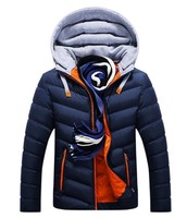 Nouvelle veste bomber matelassée pour homme avec fermeture éclair, respirante et à capuche, grandes tailles