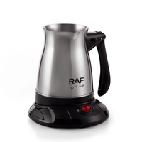 Cafetière électrique en acier inoxydable 600W 0,5L avec chaleur uniforme et interrupteur lumineux pour la préparation du café à la maison ou au bureau R.7506