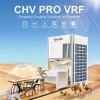 Système central Sylon Vrf R410a gaz 3N boîte de conduit d'air plafond caché Mini unité intérieure climatisation
