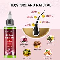 Huile de croissance des cheveux d'oignon avec huile de ricin Argan renforcer Anti-perte sérum de soin du cuir chevelu huiles capillaires en vrac pour la croissance des cheveux