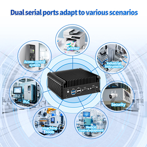 คอมพิวเตอร์ขนาดเล็กไร้พัดลม CWWK รุ่น N2840 สำหรับใช้งานเป็นไฟร์วอลล์ พร้อมพอร์ต Gigabit <span class=keywords><strong>LAN</strong></span> 2 ช่อง และพอร์ต RS232 2 ช่อง  รองรับ DDR3L ใช้กับ Pfsense และ OPNsense คอมพิวเตอร์ฮาร์ดแวร์สำหรับอุตสาหกรรม - Product Image 5