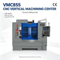 Centre d'usinage vertical LEYO VMC855, centre d'usinage CNC à 3 axes robuste pour l'aérospatiale, usinage de matrices, certifié ISO9001