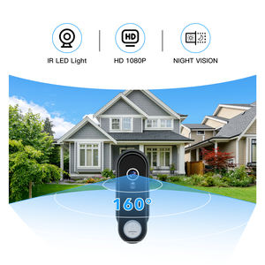 WI-FI Wireless Haustür Guckloch kamera mit LCD-Monitor Türklingel H Ir Nachtsicht Tür kamera Arbeits tür Telefon mit Tuya - Product Image 3