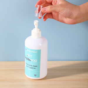 Bouteille de nettoyage de patte de shampooing d'épaule ronde pour animaux de compagnie bouteille de lavage de pied sec pour chien nettoyeur de patte - Product Image 6