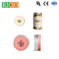 Système d'étiquetage automatique vertical de bocaux à commande servo, sensible à la pression, avec applicateur d'étiquettes pour bouteilles rondes et fonction de positionnement