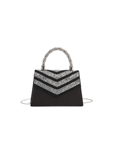 Bolsos de Mano de Lujo de Alta Calidad, de Diseñador, de Marca Famosa, para Mujer, Bolsos de Noche con Cadena, Negros, de Gran Capacidad - Product Image 2