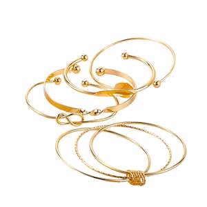 Go Party Retro <span class=keywords><strong>Set</strong></span> di <span class=keywords><strong>braccialetti</strong></span> da 5 pezzi con perline rotonde geometriche semplici <span class=keywords><strong>Set</strong></span> <span class=keywords><strong>braccialetti</strong></span> di moda per ragazze - Product Image 5