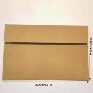 Fournitures de bureau personnalisées, enveloppes en papier multifonctionnelles, vente chaude pour usage professionnel, enveloppes en papier kraft autocollantes - Product Image 2