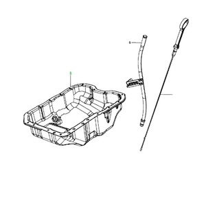 Cárter de aceite de motor 4884665AF para Chrysler Dodge Jeep Journey Compass Caliber Patriot, pieza de repuesto nueva - Product Image 4