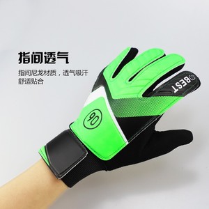 Blue High Performance Soccer Goalie <strong>Gloves</strong> <strong>Football</strong> <strong>Gloves</strong> Grip Palms Finger Protection <strong>Boys</strong> Girls Kids Goalkeeper <strong>Gloves</strong> - Product Image 5