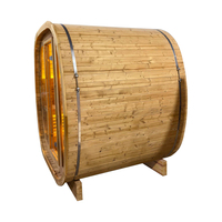 Meilleures ventes Cabine de sauna d'angle en bois massif pour 4 personnes avec chauffage électrique