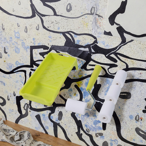 ถาดลูกกลิ้งทาสีพลาสติกคุณภาพ DIY ขนาด 4 นิ้ว สำหรับงานทาสีแบบลึก อุปกรณ์ทาสีขนาดเล็กสำหรับอุตสาหกรรม/DIY รองรับ OEM ถาดแปรงทาสีพร้อมลูกกลิ้ง - Product Image 2