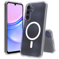 Coque de téléphone magnétique transparente antichoc personnalisée, anti-rayures et anti-jaunissement, directement de l'usine, pour Samsung A16 A17 A26 A56 A57