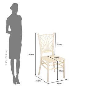 Chaise Chameleon à dossier croisé en fer pour la restauration, les mariages, les événements, les banquets et l'extérieur – Vente en gros pour hôtels - Product Image 2