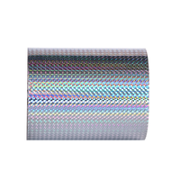 Autocollant holographique en film laser petit format jet d'encre pour emballages de luxe, étiquettes cadeaux de boutique, conception artisanale