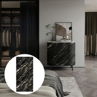 Panneau mural en PVC de couleur marbre imperméable aux UV pour murs intérieurs - Alternative en plastique écologique ignifuge