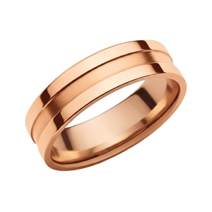 Anillo Minimalista en Forma de T de Plata Esterlina 925, Joyería Unisex para Uso Diario, Diseño de Banda Simple, Accesorio de Moda Clásico - Product Image 1