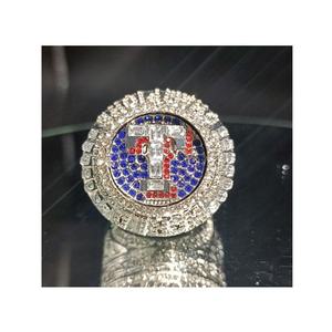 Perhiasan batu permata paduan cincin Kejuaraan Dunia 2024 <span class=keywords><strong>Texas</strong></span> Rangers kustom - Product Image 2