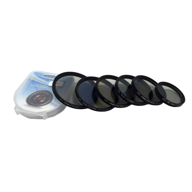 58mm Cpl Filter Photographic Circular Polarizer Filter Camera Camera Lens Polarisation Filter