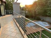 Rampe de sécurité en acier inoxydable de haute qualité, design moderne, barre de support, tube, balustrades, rampes d'escalier