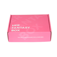 Boîtes d'emballage en carton ondulé pour parfums, coffrets cadeaux cosmétiques roses personnalisés avec logo, pour envoi postal en gros