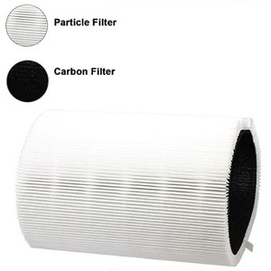 Filtro de carbón activado Hepa 2 en 1 Ruichen para purificador de aire Blueair 411, paquete de repuesto blanco para uso doméstico - Product Image 3