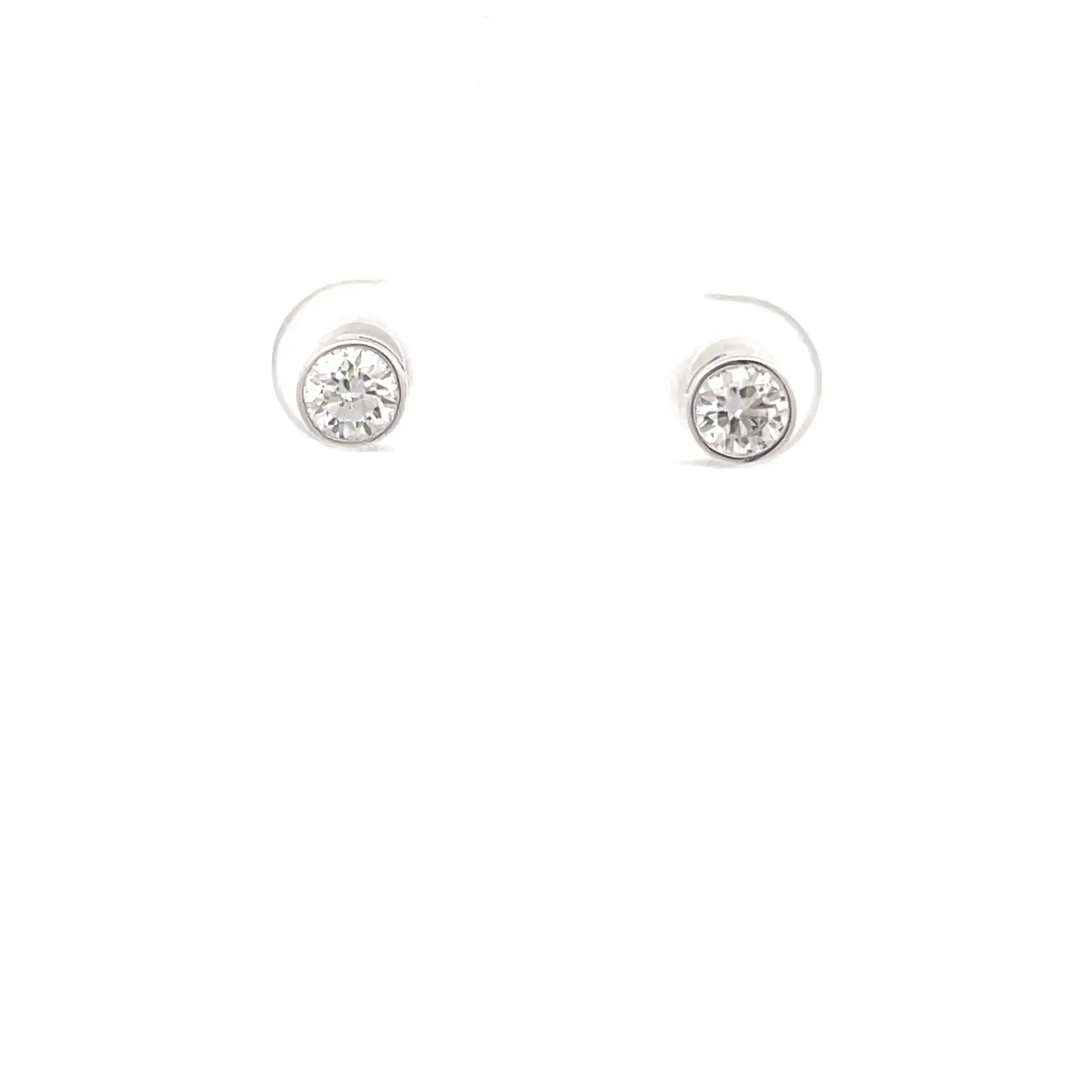 DiamondX Pure 14K Gold Screw Stud Semi Mount Back Diamond Earrings for Wife Mom Girlfriend