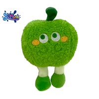Bonito relleno de patata hecho de fábrica, fruta de felpa, terciopelo, suave, personalizado, juguetes de frutas, expresión divertida, relleno de algodón PP para cumpleaños