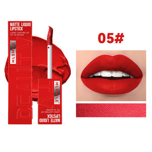 Labial Mate de Larga Duración Aterciopelado Tinta Líquida para Labios Iluminadora Resistente al Agua Brillo Labial Antiadherente Maquillaje Cosmético de Moda - Product Image 4