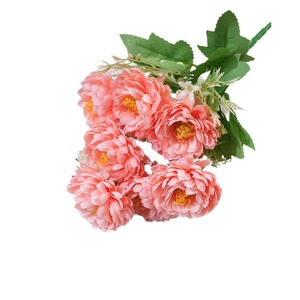 Peinture à l'huile, pivoine, fleurs artificielles, fleurs en soie, bouquet de simulation, décoration de la maison, accessoire photo - Product Image 5
