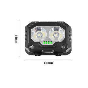 Siêu sáng USB sạc xoay thay đổi không thấm nước dẫn đầu khẩn cấp Đèn pin đèn pha cảm biến đèn pha đèn pha - Product Image 5